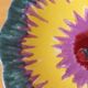 Large Longwy vega enameled ceramic dish Multicolor