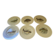 6 fish plates made of Bavarian porcelain