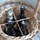 Vintage bottle-carrier basket