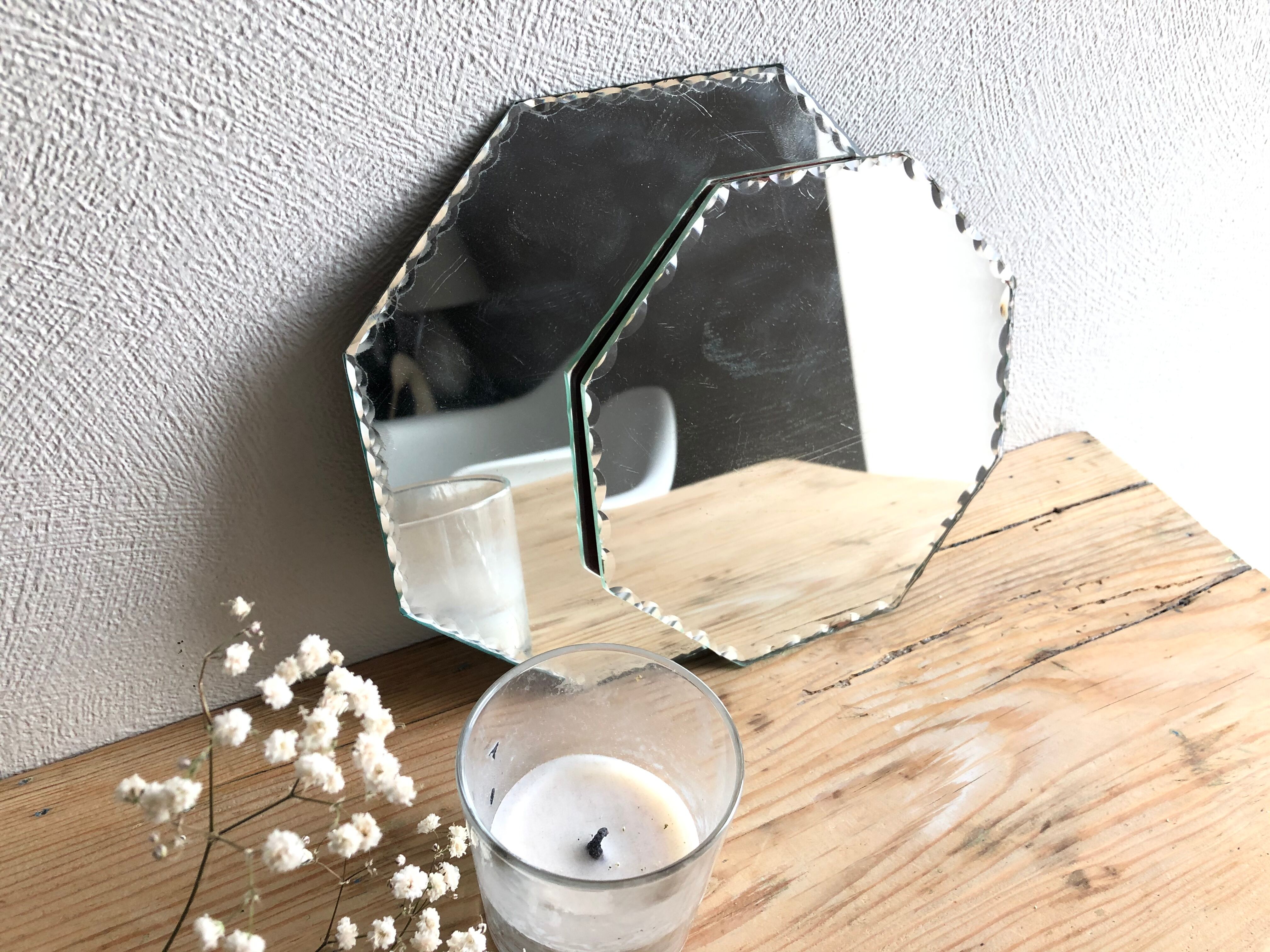 Beveled mirror 18 x 18 cm