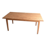 Cherry wood farmhouse table