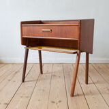 Danish Mid-Century Teak Night Stand/Entry Table, 1950s.