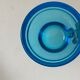 Vintage blue glass coffee cups
