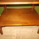 Cherry wood console side table
