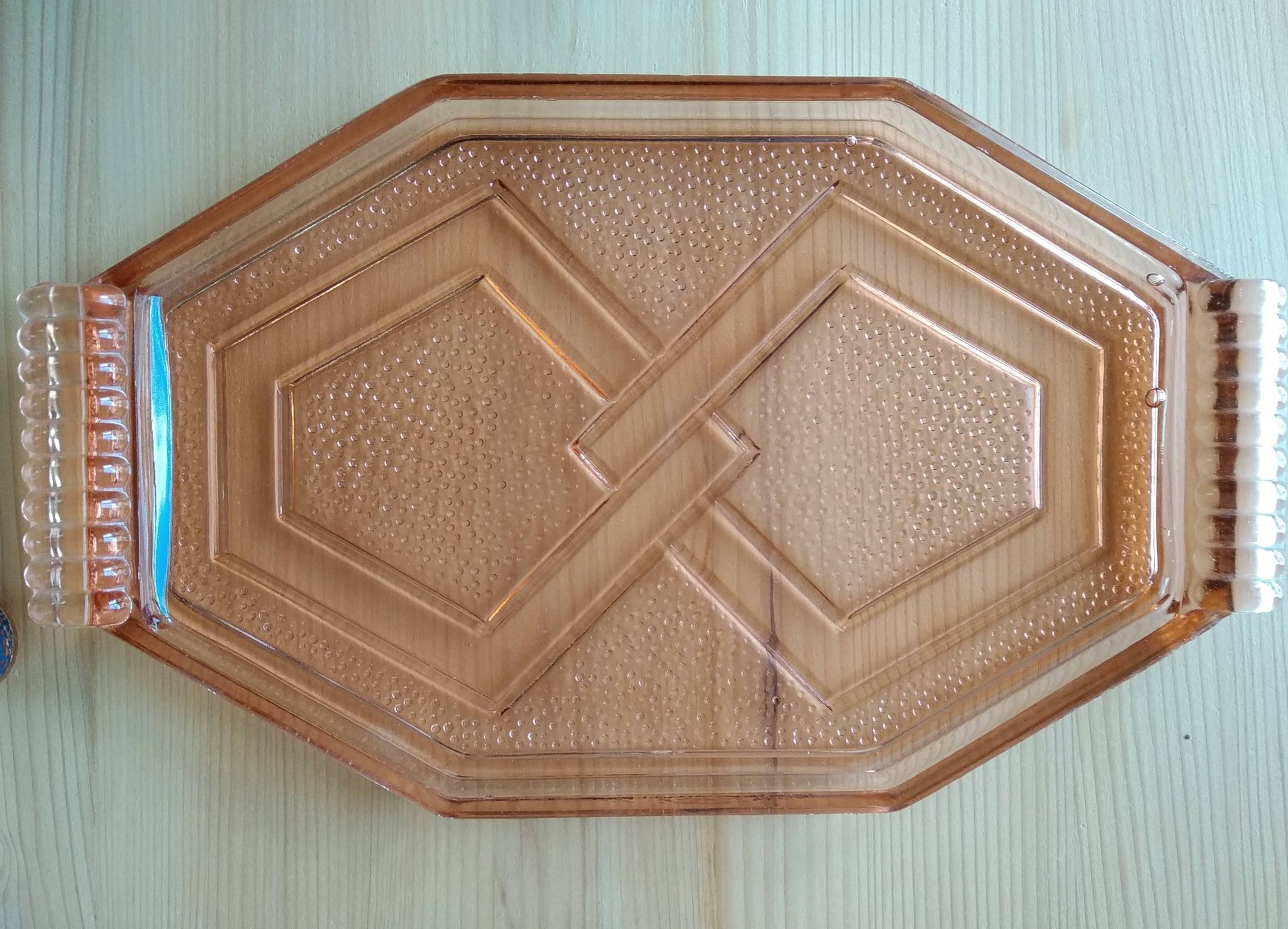 Service à liqueur Art Déco motif bateau