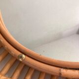 Vintage ortf rattan mirror