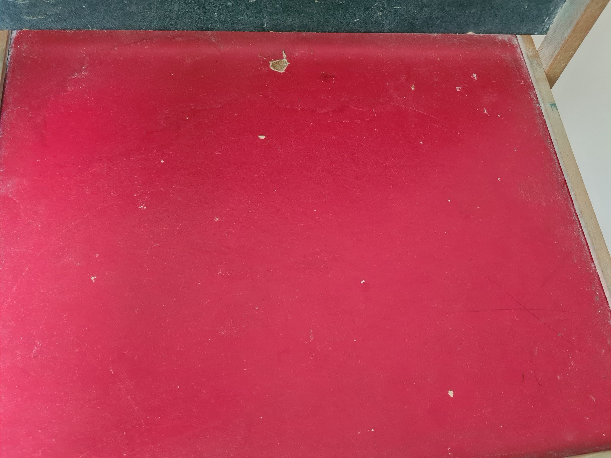 Old blackboard - wooden Table+ tablet with alphabet / hour / abacus Dimensions:108x45