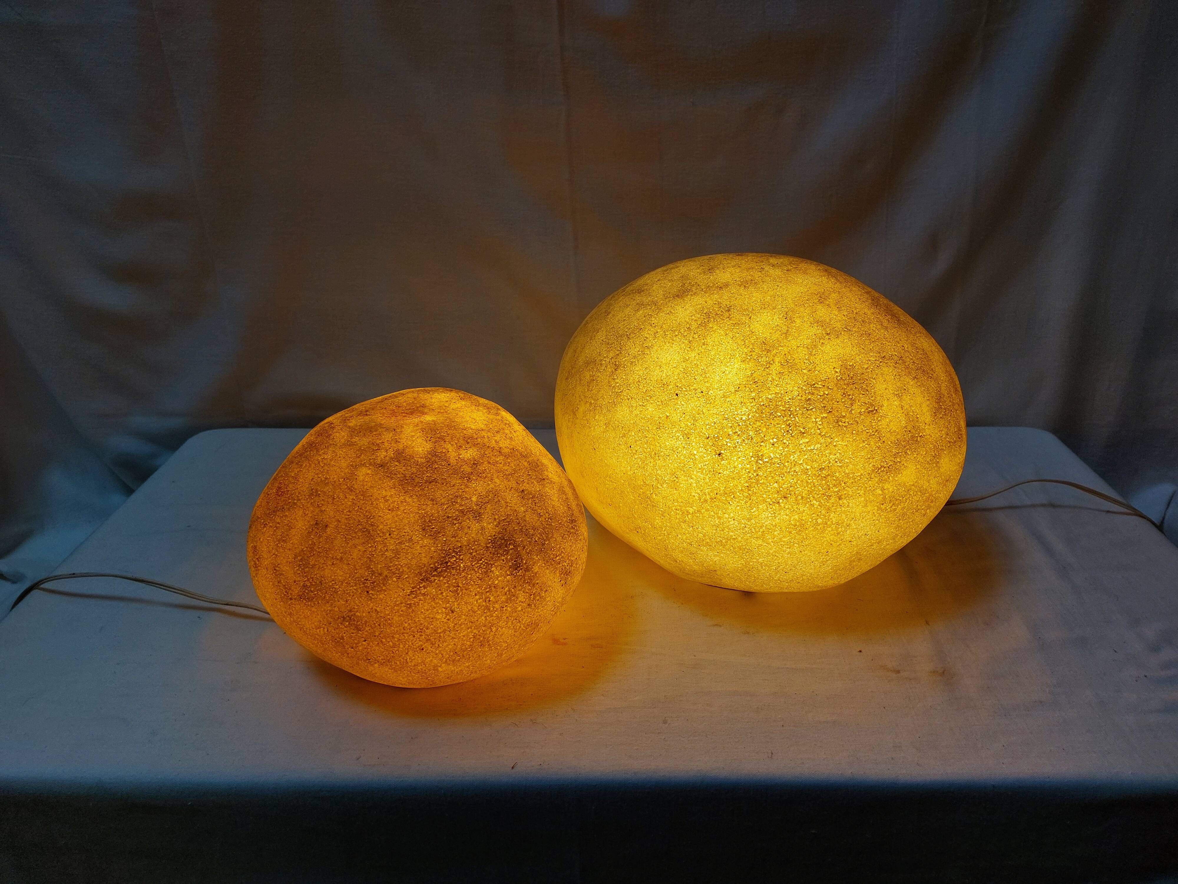 Pair of Dora lamps by André Cazenave for Atelier A - 1970s