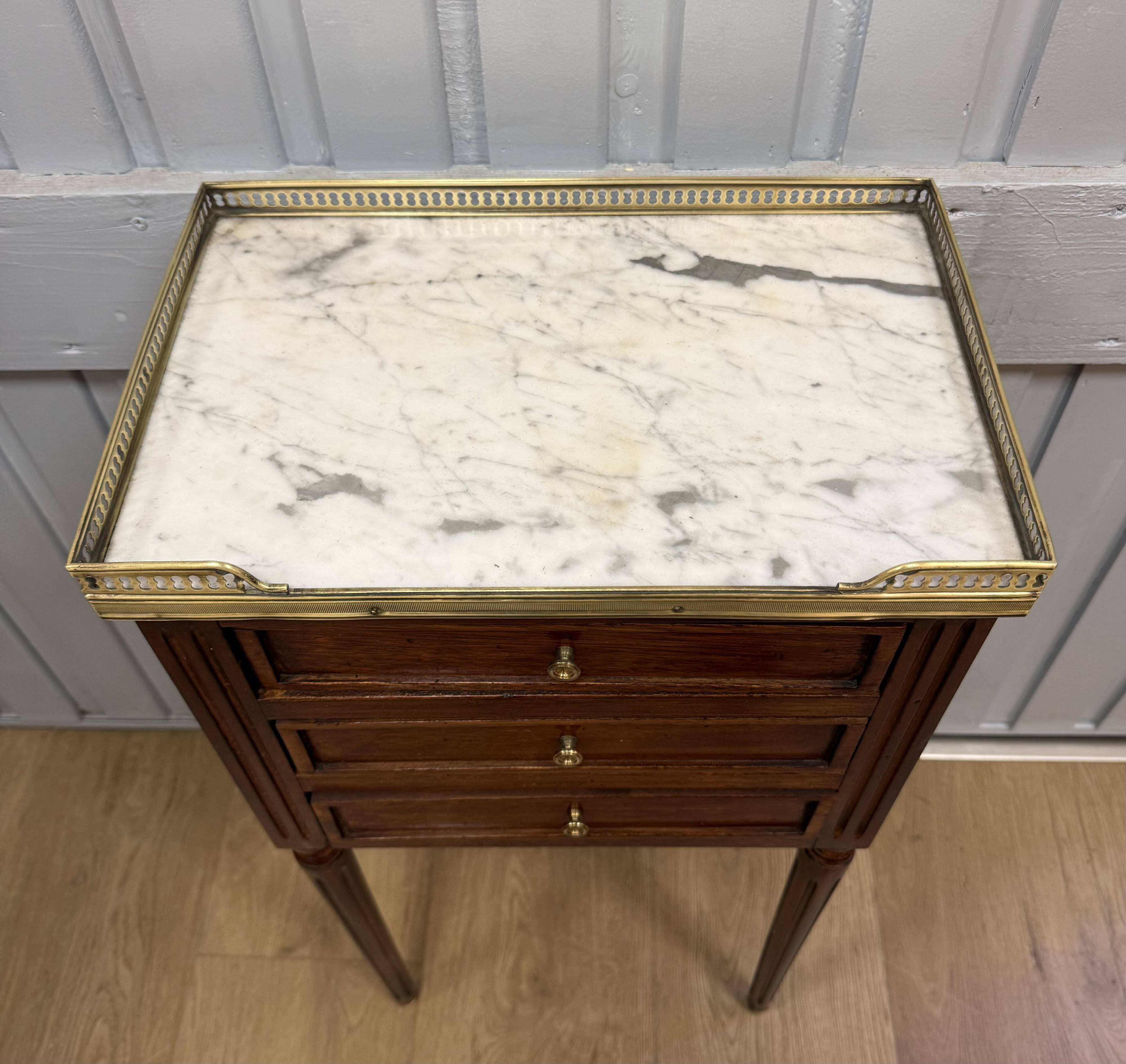 Louis XVI style chiffonnier table