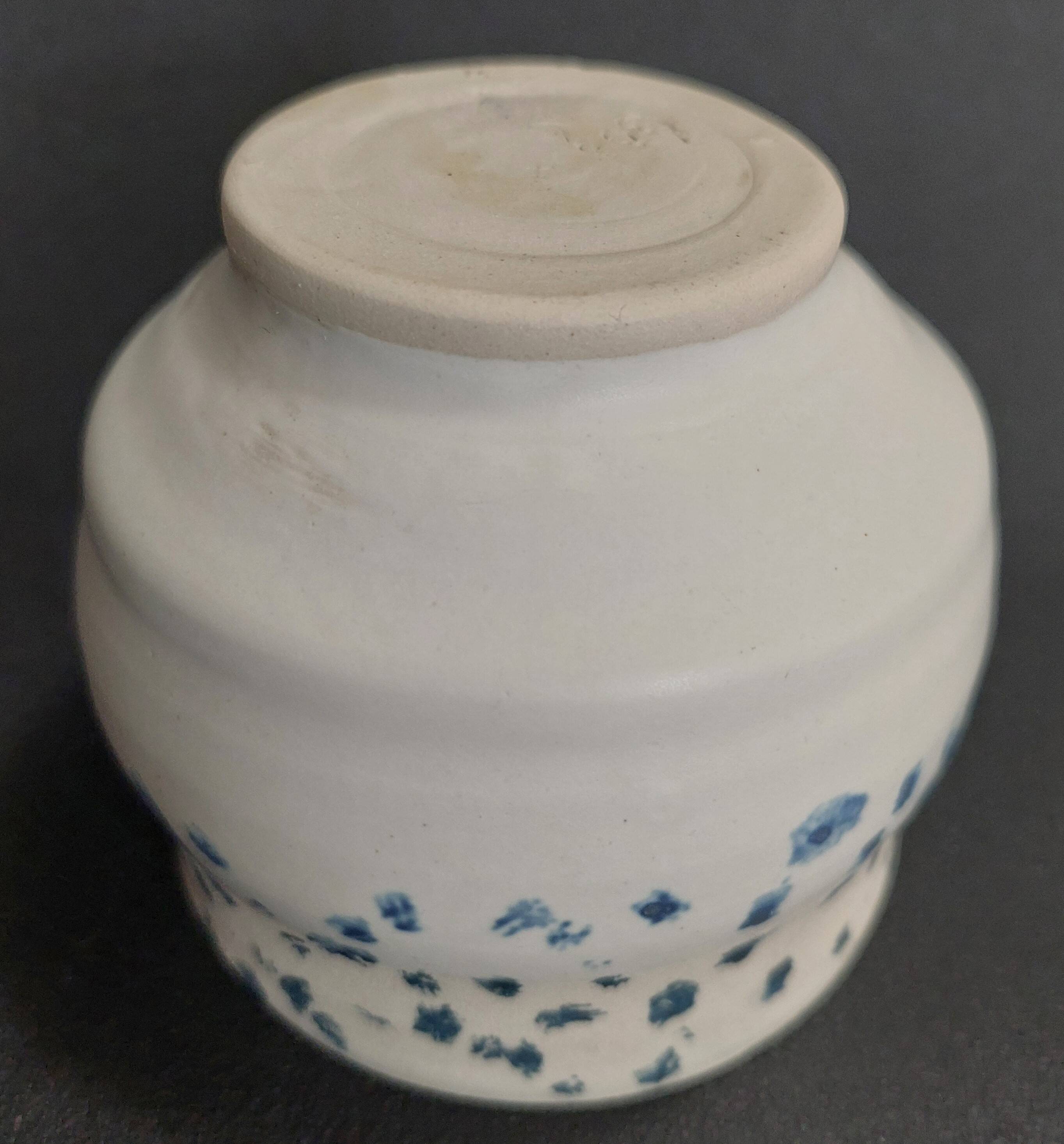 Vintage matcha bowl, stoneware, handcrafted, signature to be identified.