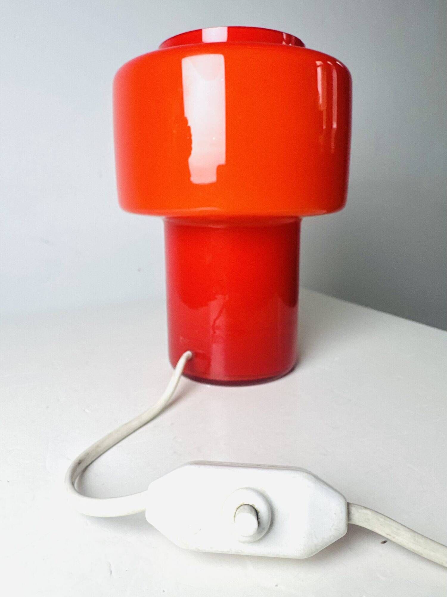 Model 120 Cylindrical Table Lamp By Uno & Östen Kristiansson For Luxus, Sweden 1970S
