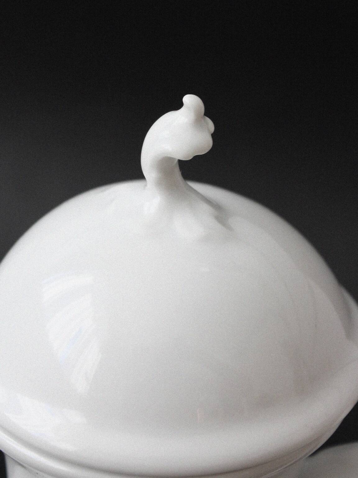 Royal Copenhagen White Porcelain Teapot