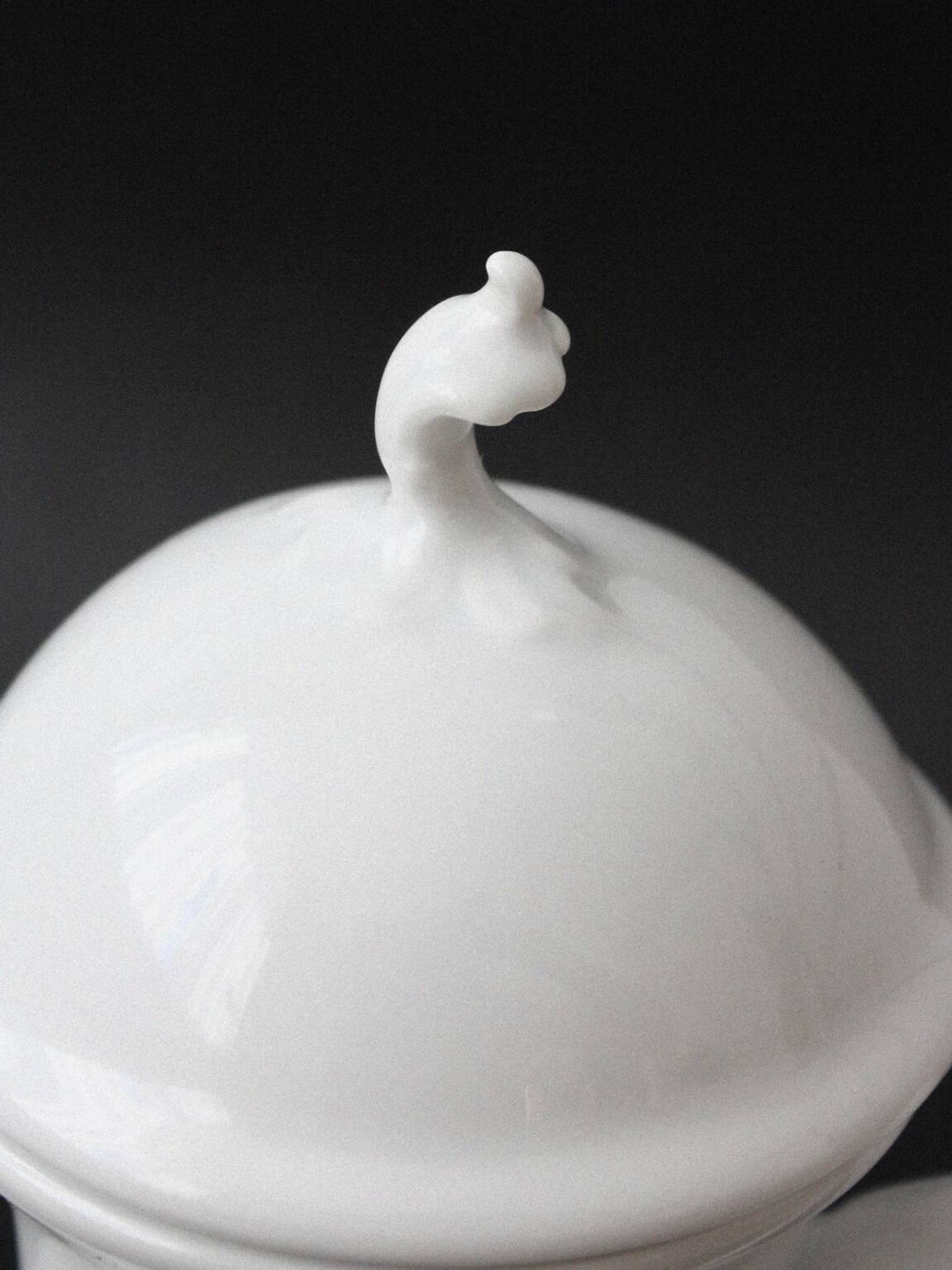 Royal Copenhagen White Porcelain Teapot