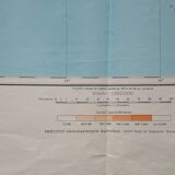 Map IGN vintage Naples-Tunis