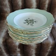 12 antique deep plates "Saint Tropez"