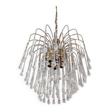 Large Sized Murano Waterfall Chandelier