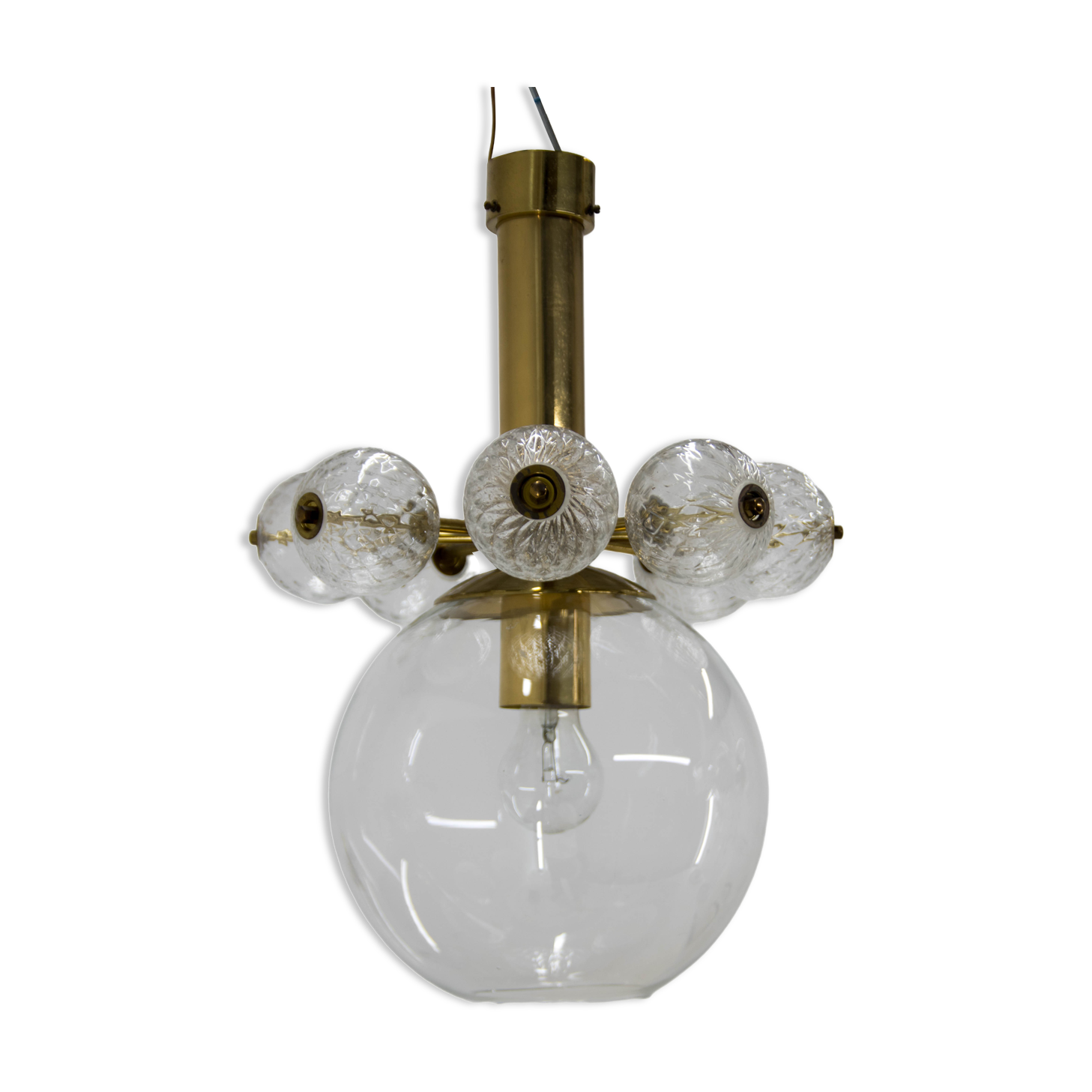 Art Glass Pendant by Kamenicky Senov, 1960s, 20 Items Available