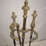 Serviteur De Cheminée En Bronze XIXe  Napoléon III Signée