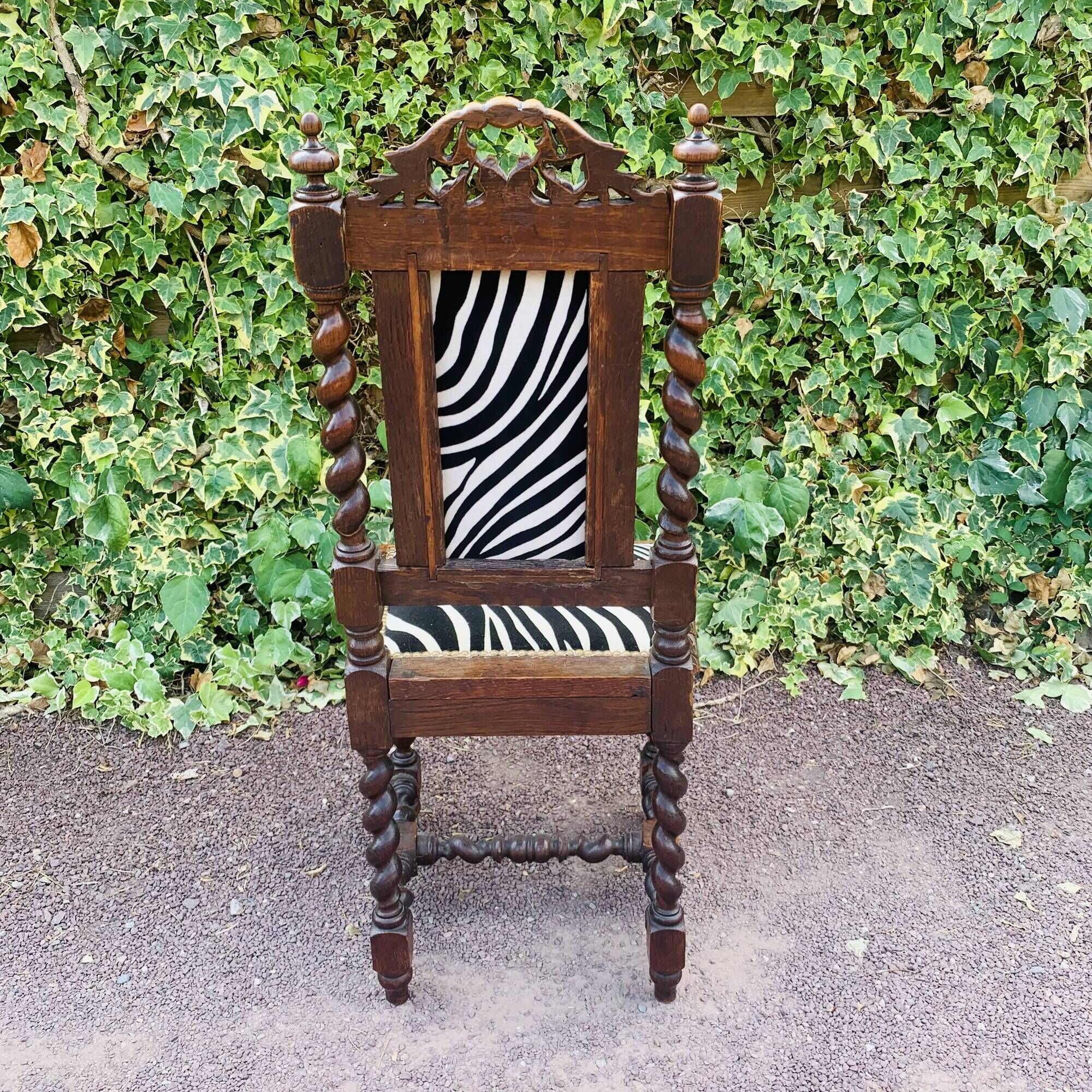 Antique carved wooden chair