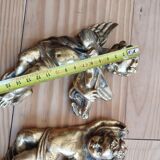 Angels Cherubs in gilded plaster