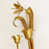 Brass flower applique