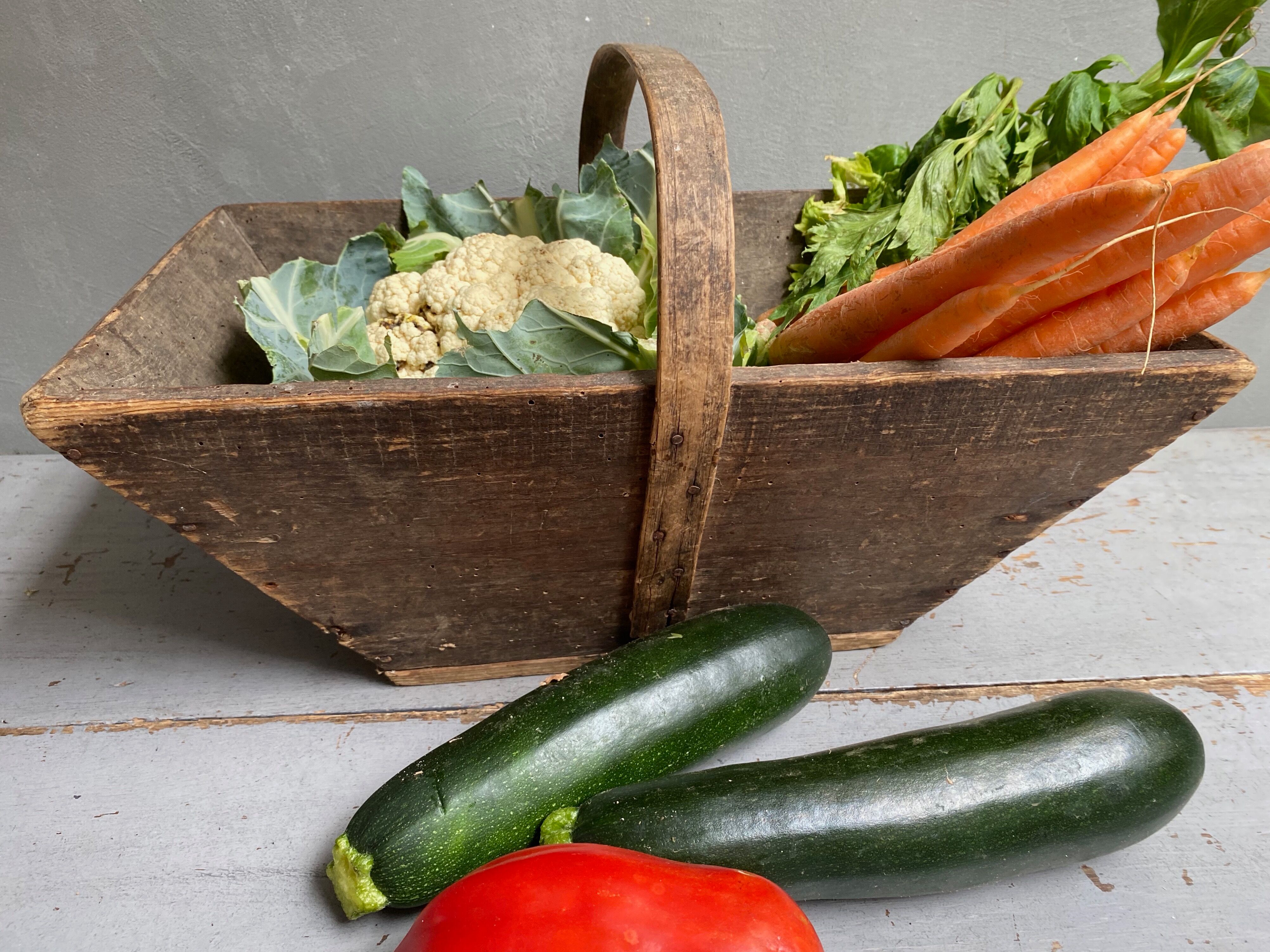 Former gardener's basket