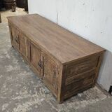 Old low sideboard in Burmese teak