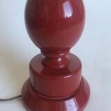 Toured wooden lamp