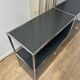 USM Haller sideboard in Anthracite Grey and Graphite Black
