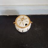 Old earthenware mustard
