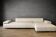 Moroso Lawland Sofa by Patricia Urquiola - vanilla leather - Original