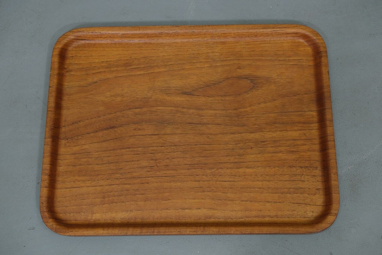 A set of 2 scandinavian teak trays from Silva from 1960s