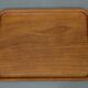 A set of 2 scandinavian teak trays from Silva from 1960s