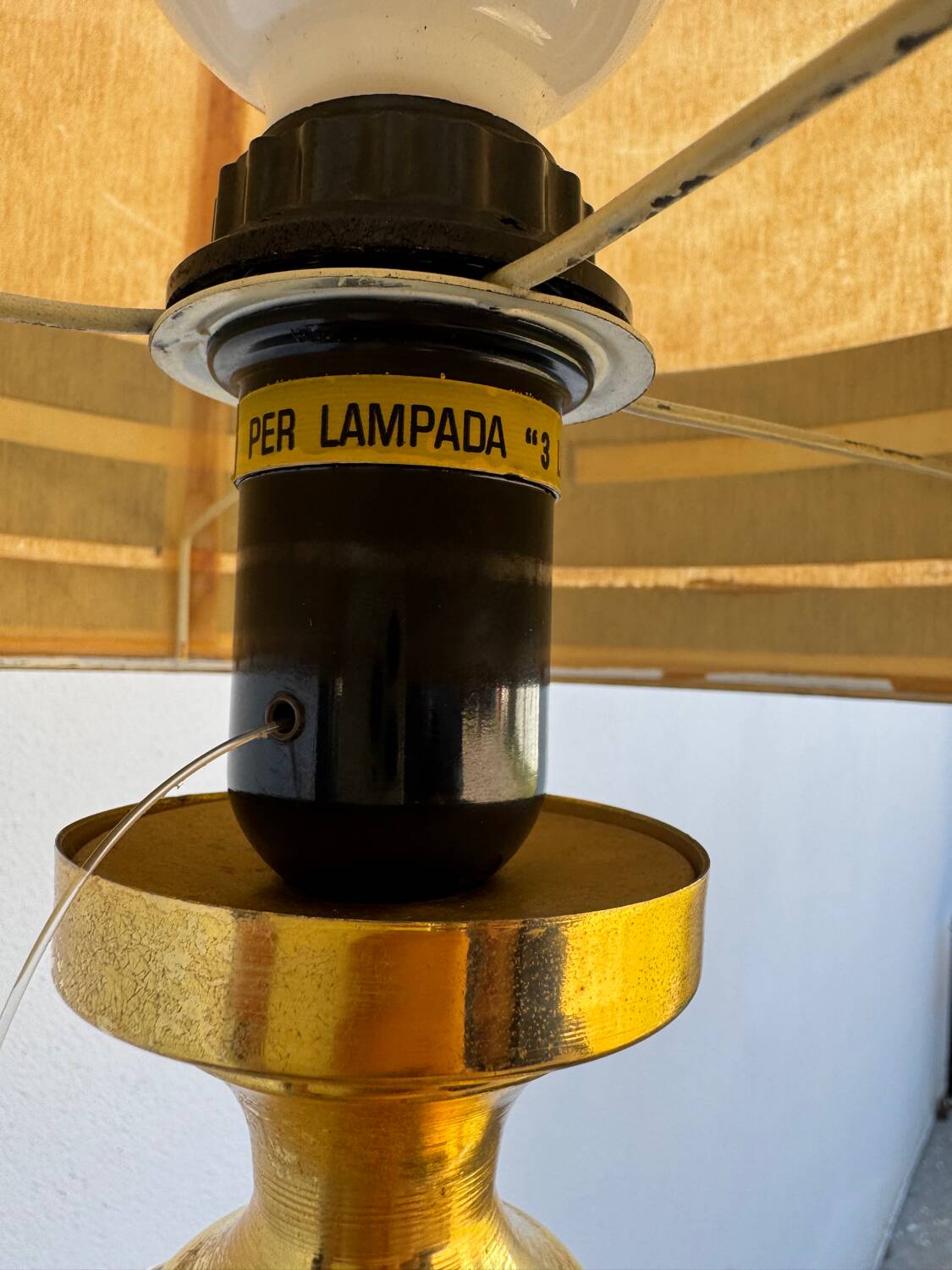 Large Richard Essig lamp from the 1970s.