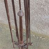 Bougeoir ancien en fer forgé