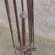 Antique wrought iron candle holder