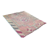 Tapis Herki traditionnel kurde vintage, 100 x 82 cm