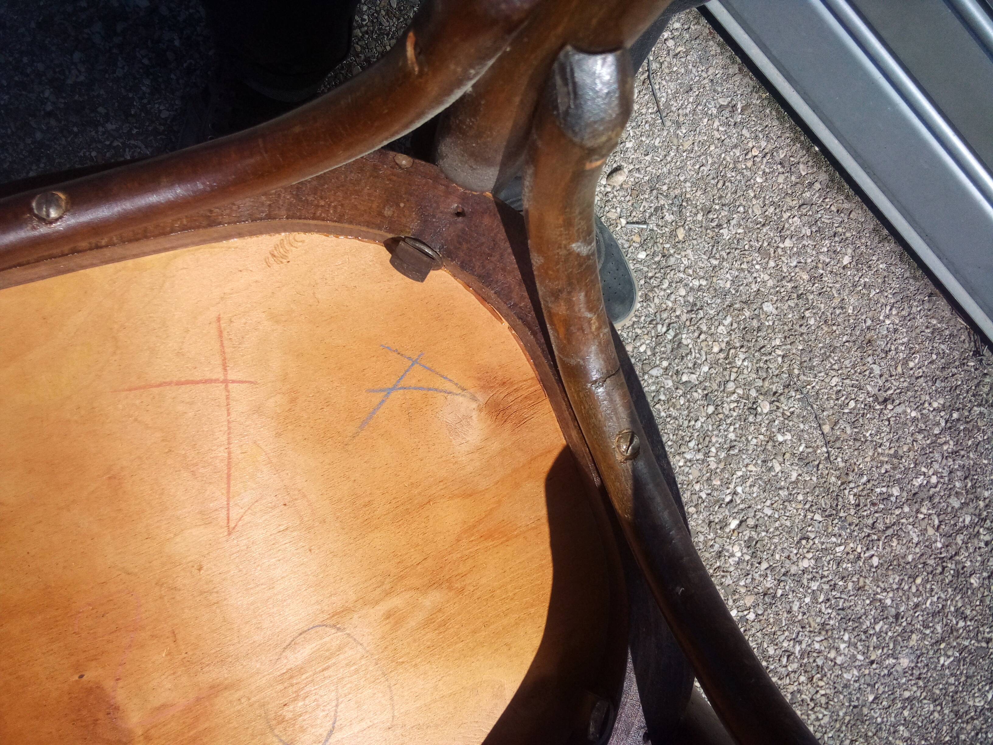 Paire de chaises bistrot