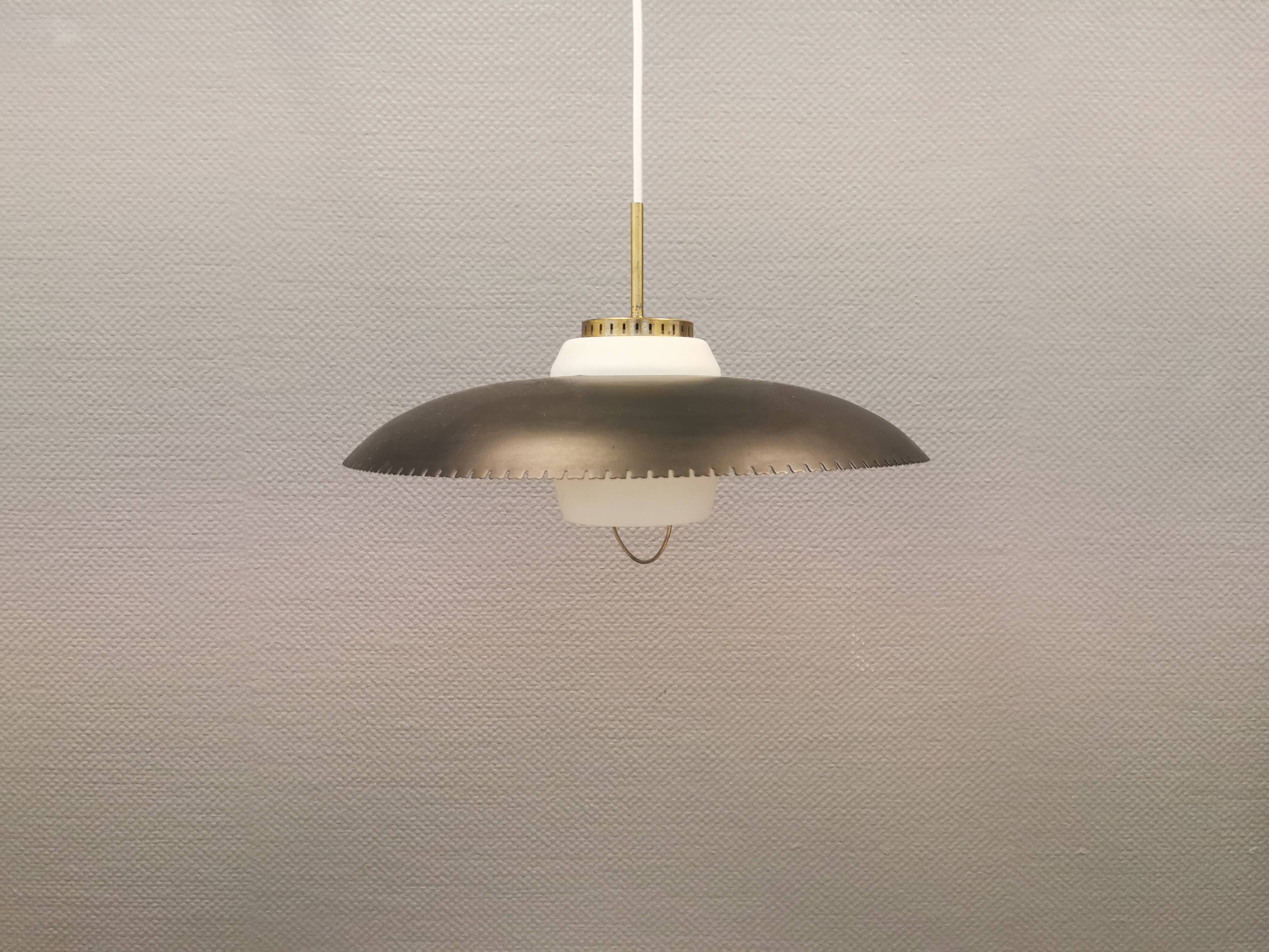 Bent Karlby hanging lamp, produced by Lyfa in the 1950s.