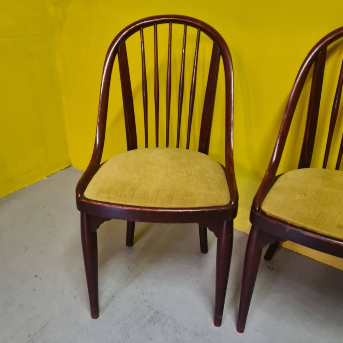 4 Thonet Art Deco Chairs Model A846 from around 1922