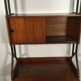 Secrétaire vintage avec rangement fermé et étagère