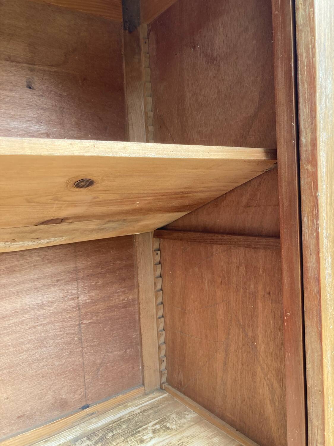 Small antique wardrobe in Art Deco style