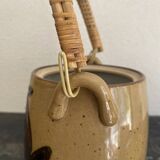 Glazed ceramic teapot, 1980s