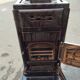 Old enamelled cast iron stove Ciney