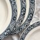4 ironstone soup plates "François 1er" Salins