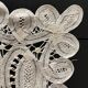 Antique Brussels lace placemat Alost 24x15
