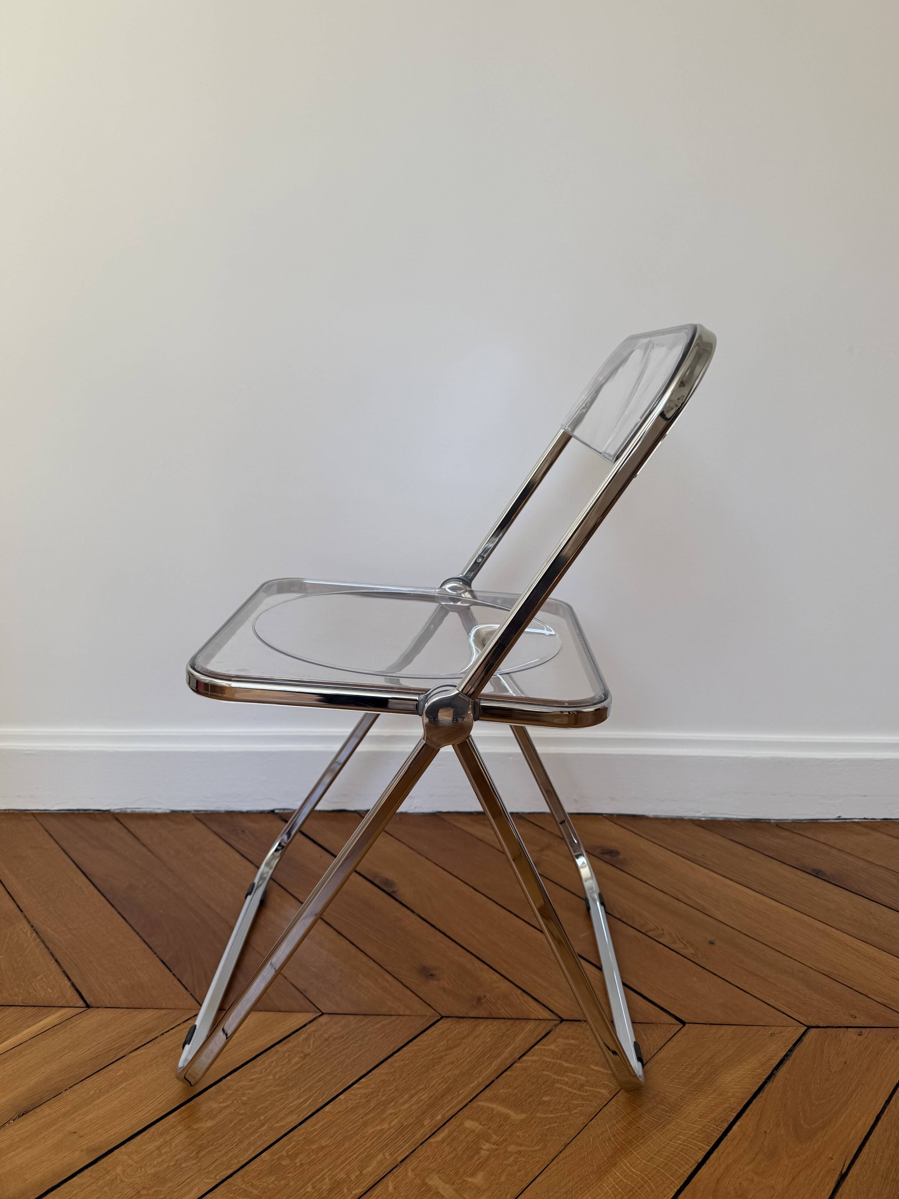 Folding chair Plia by Giancarlo Piretti for Anonima Castelli