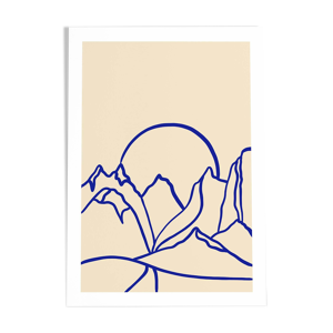 A l'est - tirage d'art en édition