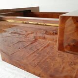 Elm burl coffee table, 70s