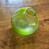 Vase soliflore verre coloré vert